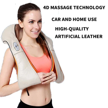 

Electrical Massage Back Shoulder Body Neck Shiatsu Multifunctional Massager Shawl Heated Infrared Massager Car Home Kneading