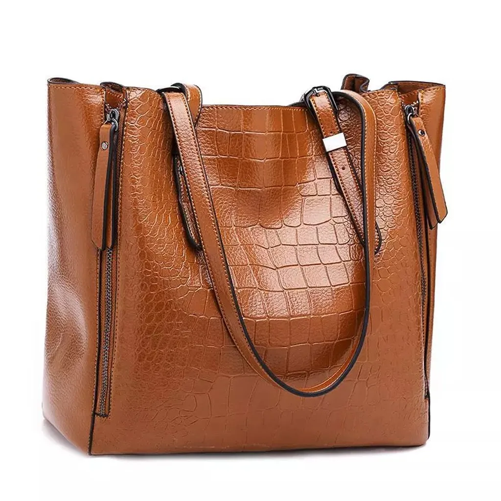 luxury handbags women bags designer Solid Color Large Capacity Leather bags for women bolsos mujer de marca famosa#3