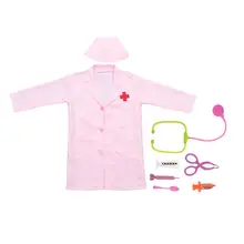 Набор игрушек для доктора, сценическая униформа, костюм медсестры для профессиональной игры, маскарадный костюм для костюмированной вечеринки, медицинский костюм для девочек