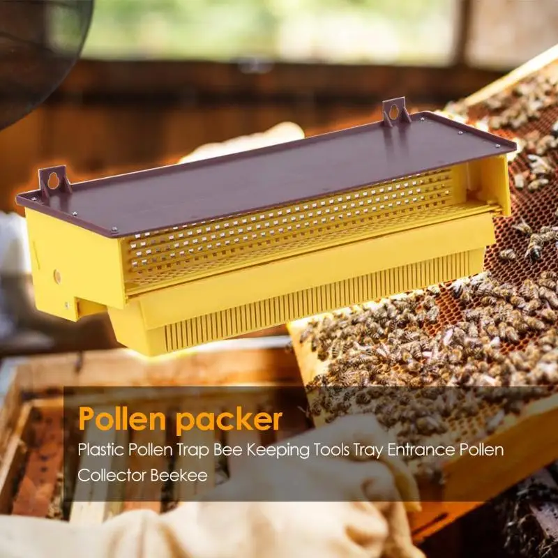 Съемный Пчеловодство пластиковый лоток для пыльцы коллектор пчелиный улей инструмент пчеловода пчеловодства принадлежности Инструменты Apicultura Ferramenta
