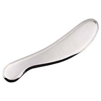 

1PC Guasha Borad Stainless Steel Physical Acupressure Scraping Board Scraping Plate for Neck Face