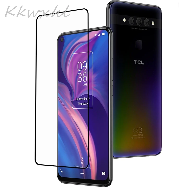 Tempered Glass For TCL 10L 10 5G Full GULE Cover 9H Protective film Screen Protector FOR PLEX T780H 6.53&quot (HST780-3ALCEU1) | Мобильные