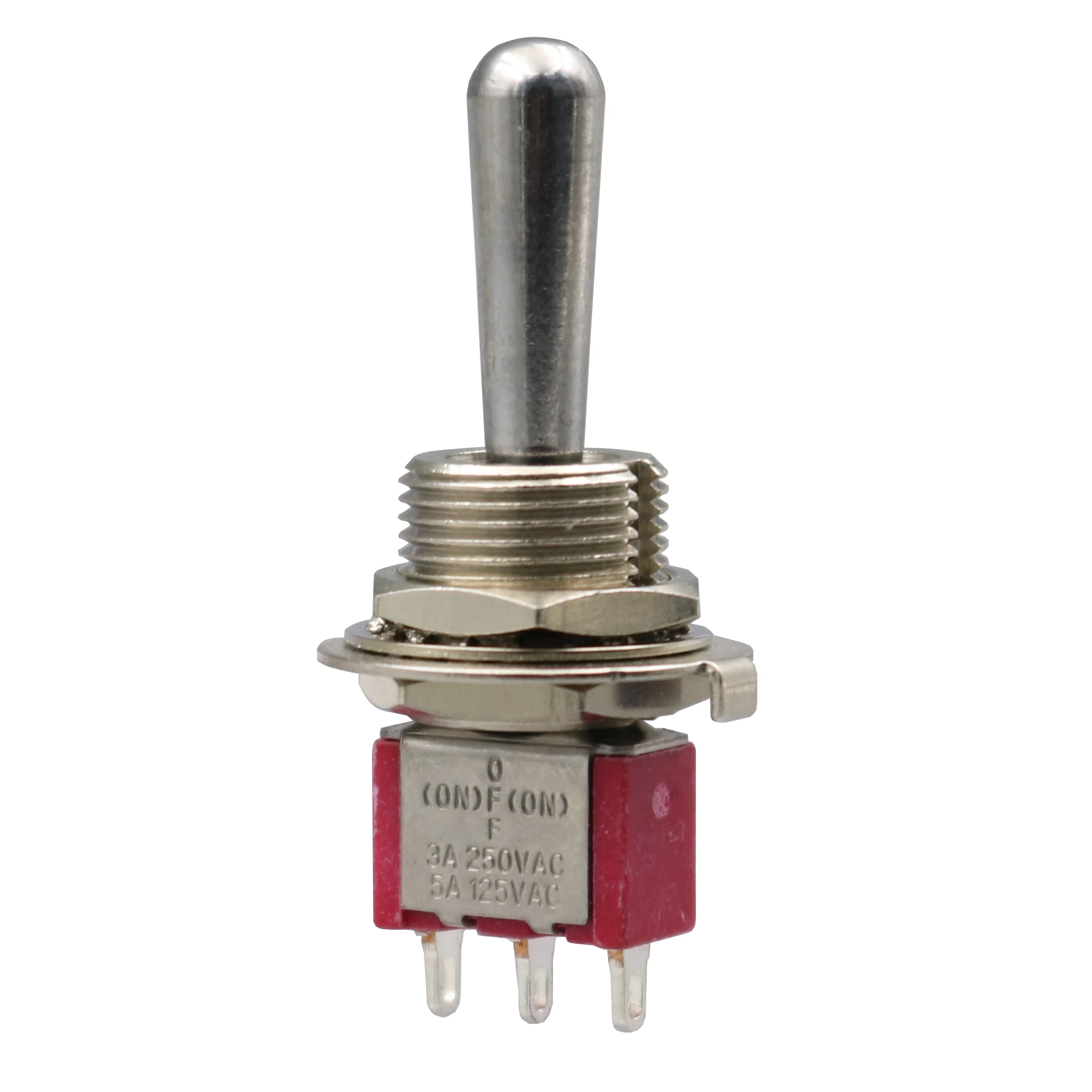 SH T8014LKB 3 Positions ONOFFON Locking Lever 3Pin SPDT Mini Toggle Switch Electrical