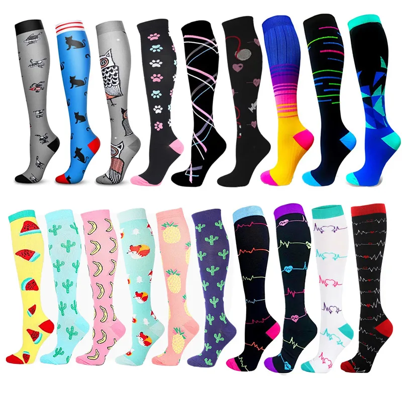 Compression Socks Men Women Varicose Veins Medical Golf Tube Outdoor ...