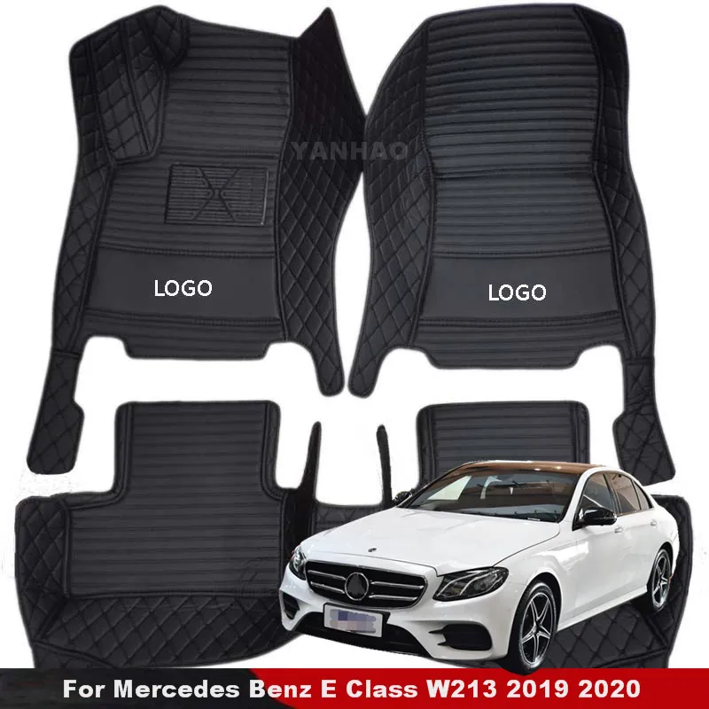 Polymères de sol de voiture pour Mercedes Benz Classe E, TP2, W213, 2017 ~  2023, 2018 2019 2020 2021 2022 pièces de pied, doublure TPE, coussin de  tapis, couverture personnalisée, accessoires lea - AliExpress