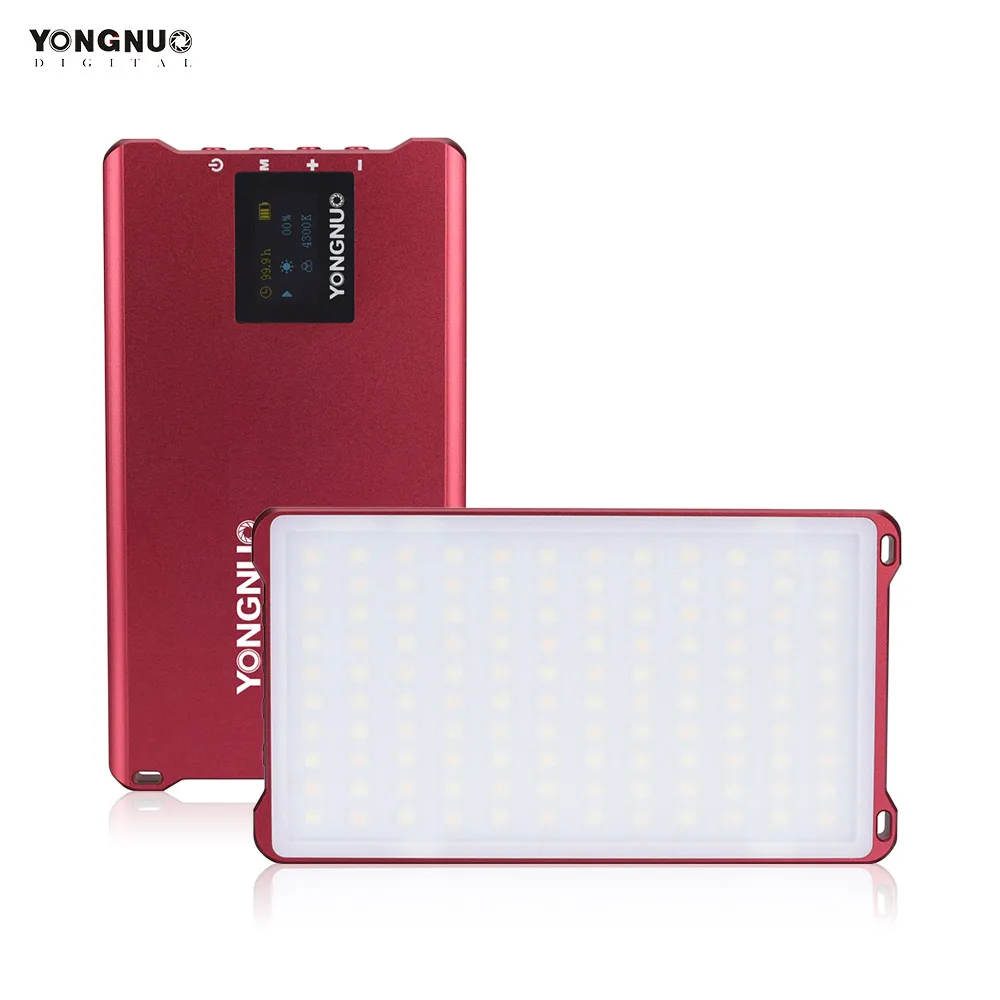 YONGNUO YN125 Mini LED Fill Light Photography Lamp Built-in Rechargeable Battery for Live Video Group Photos Selfie Light