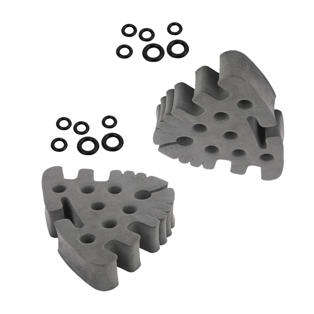 MagiDeal 2Pcs Fly Tying Tool Post Caddy Foam Fly Fishing Vise Tool Holder