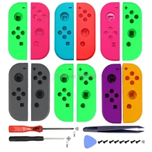 Пластиковый R L корпус Корпус чехол Чехол для shand переключатель NS NX Joy Con сменный контроллер Аксессуары для ремонта w открытый набор инструментов