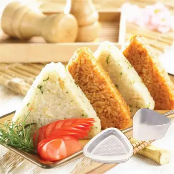 

1 Set New Triangle Form Sushi Mold Onigiri Rice Ball Bento Maker Mold DIY Tool