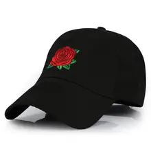 Хип-Хоп унисекс кепки бейсбольные принадлежности женские мужские летние кепки s роза Вышивка Snapback мальчики Дальнобойщик короткая шапка Регулируемая косточка