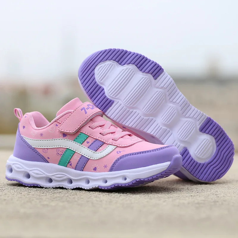 

Spring New Style Pink Butterfly CHILDREN'S Shoes Fashion Casual Princess Style Breathable Anti-slip Wear-Resistant Students Spor