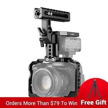

SmallRig Cage with Helmet Kit for Panasonic Lumix GH5/GH5S/DMW-XLR1 2052