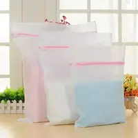 Laundry Wash Mesh Bag Zipped Clothing Care Washing Machine Washing Net Filter Protection Lingerie Underwear Bra Socks Clothes 2