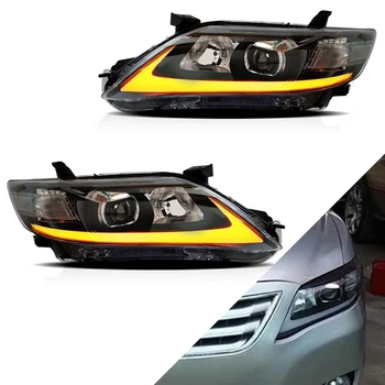 

VLAND Car Styling Headlight For Toyota Camry 2009 2010 2011 LED DRL with Sequential Turn Projector Front Lamps Assembly