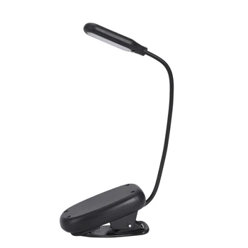 

LED Reading Light,Rechargeable Book Light, 3-Level Brightness (Cool and Warm) and Flexible Easy Clip On Reading Lamp, Eye Protec