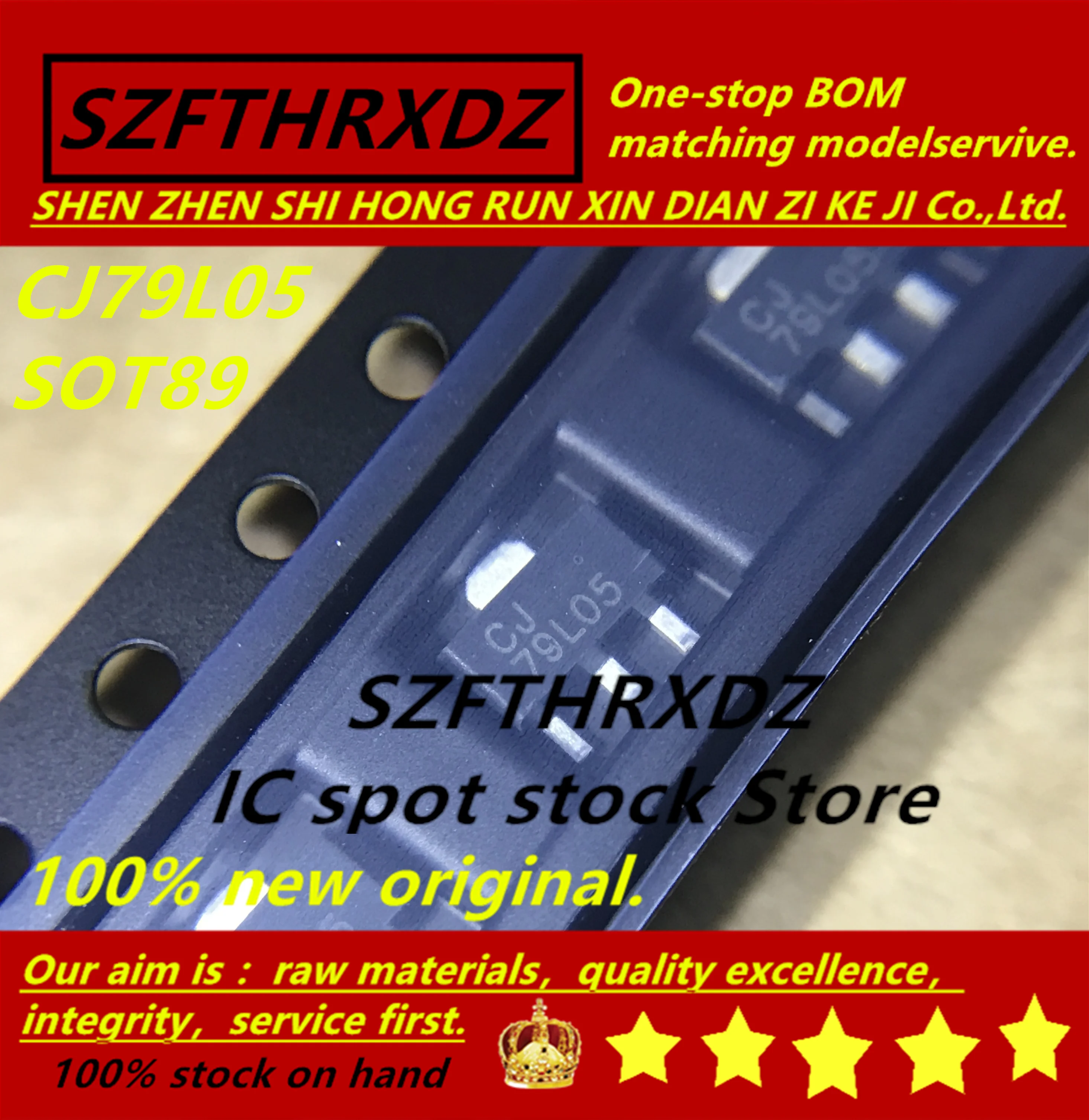 100% Новый оригинальный (100 шт.) CJ79L05 CJ79L06 CJ79L08 CJ79L09 CJ79L012 79L05 79L06 79L08 79L09 79L12 SOT89 |