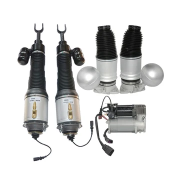 

For VW Phaeton Bentley Continental Front Air Struts + Rear Air Springs + Air Suspension Compressor 3D5616039, 3D0616005M