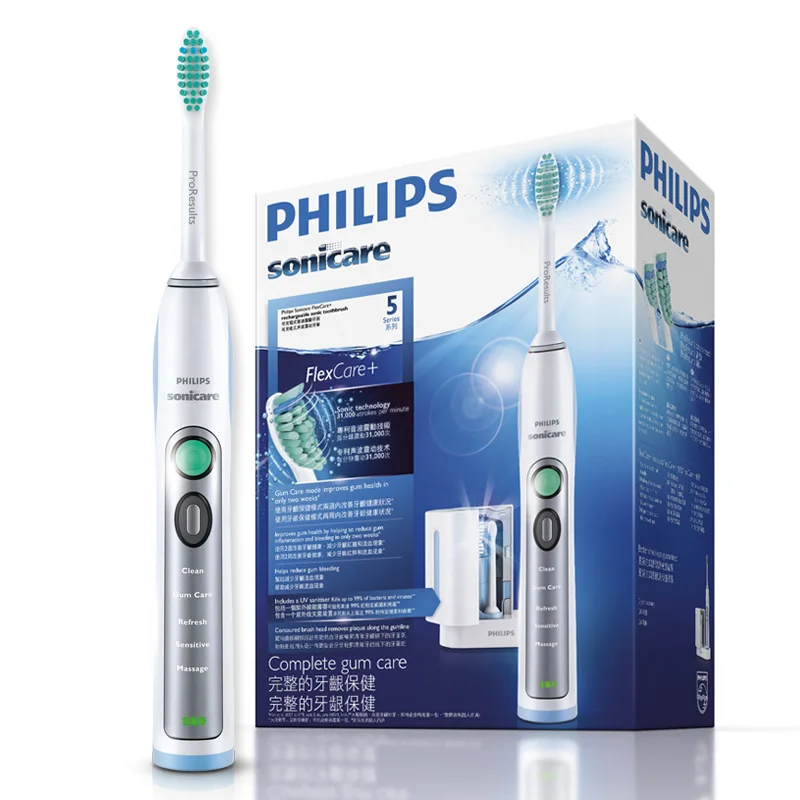 Электрическая зубная щетка Philips Sonicare HX6972/10 умный таймер и Quadpacer звуковая белого