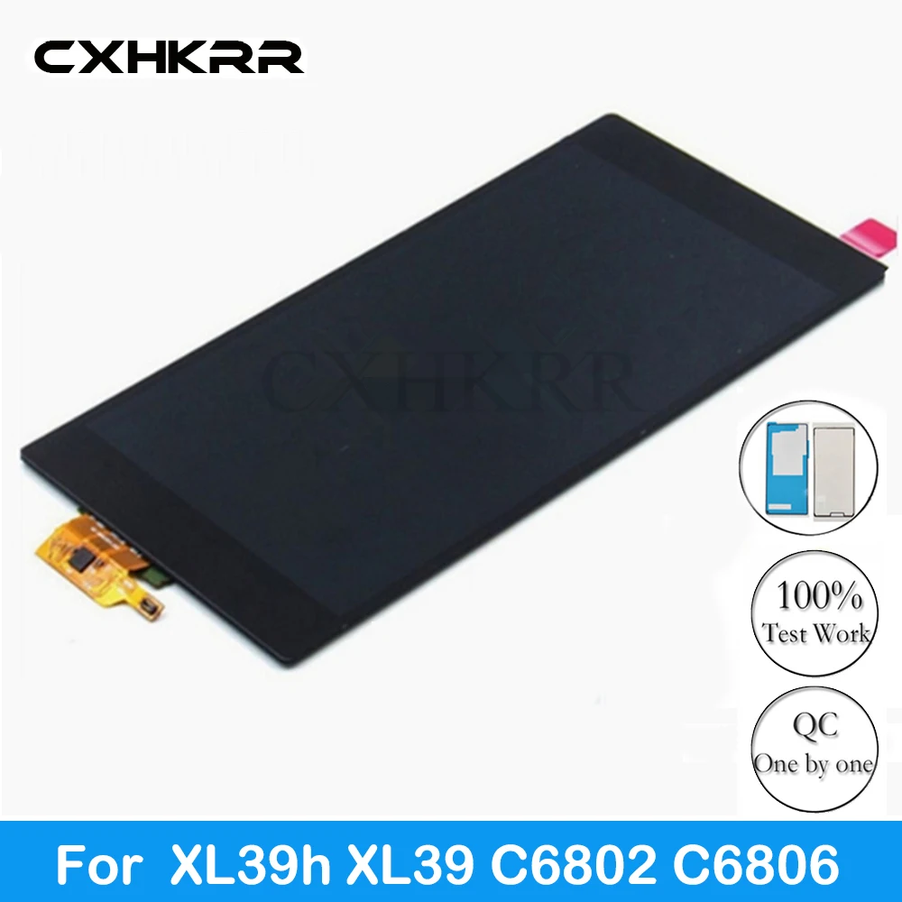 

CXHKRR 100% Original Test 6.44'' LCD Display Screen For Sony Z Ultra XL39h XL39 C6802 C6806 Touch Digitizer Assembly