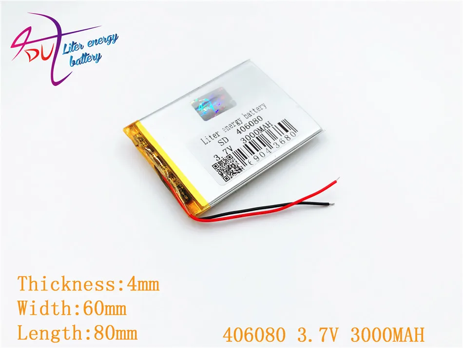 406080 386080 3,7 v 3000mah литий-полимерный Батарея с доской для Vx787 Vx530 Vx540t Vx585