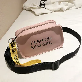 

Versatile New Fashion Women's Casual Printed Lettered Mini Girl's Crossbody Bag Square Sling Bag Shoulder Bags For Female