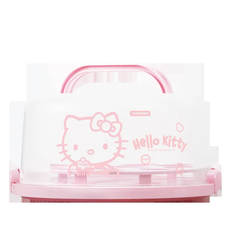 Hello Kitty портативный пластиковый контейнер для пирога chefmade формочки для выпечки коробка для пирога