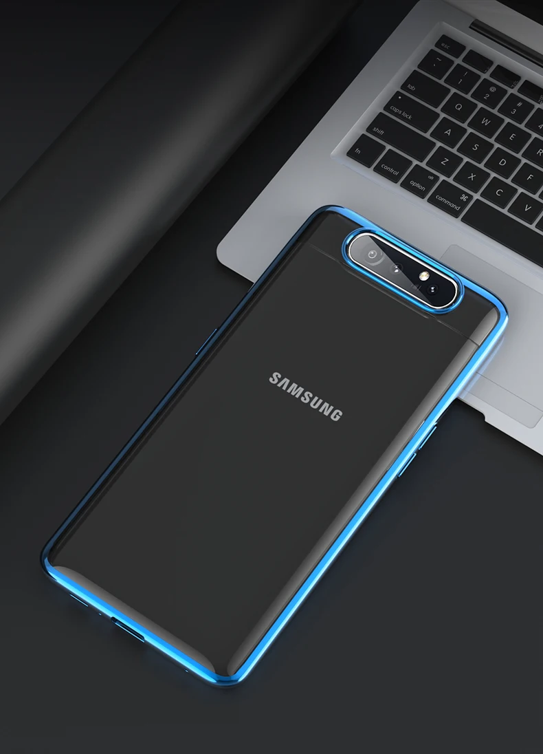 Чехол для samsung Galaxy A80, прозрачная защитная задняя крышка для samsung Galaxy A80, чехол для телефона, Fundas Coque