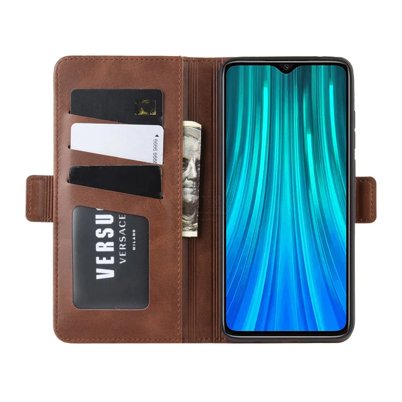 Кожаный чехол-книжка с бумажником для телефона s для Xiaomi Redmi Note 8 Pro, чехол-книжка с откидной крышкой, силиконовая форма, держатель для карт и фотографий, подставка