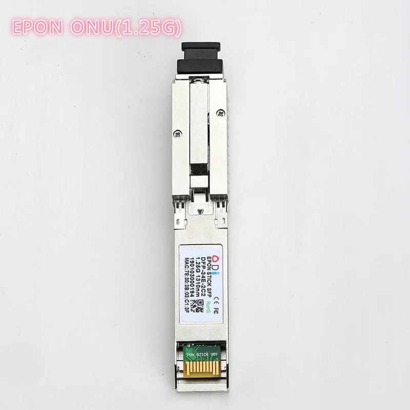  EPON SFP ONU Tx 1310/1490nm 20km SC Transceiver stick with MAC pon module for OLT switch for HUAWEI