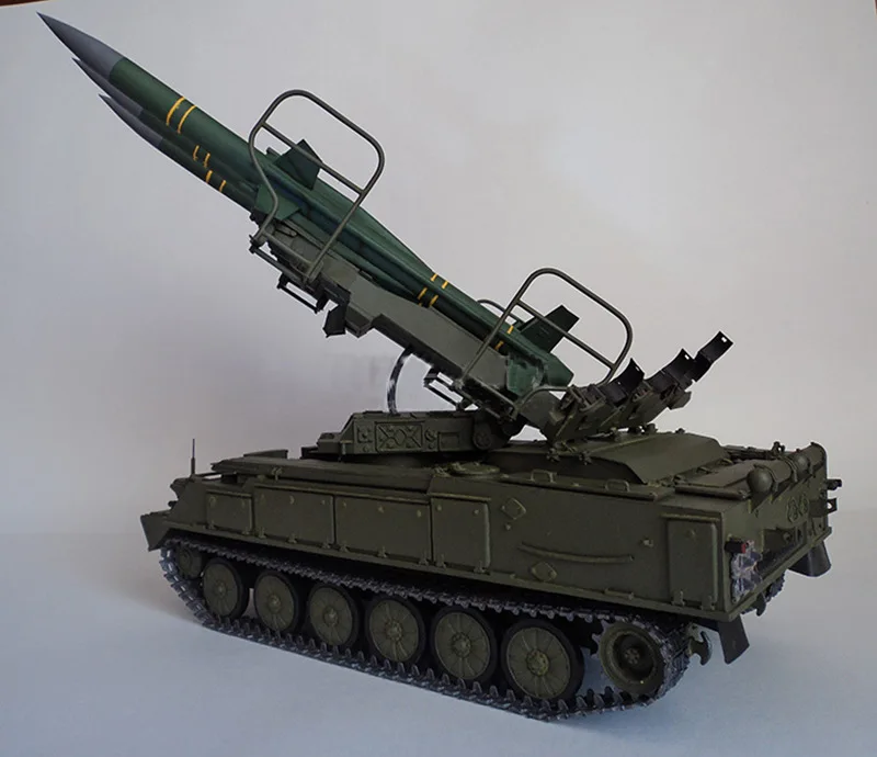 Советский Sam 6 зенитных машина с ракетной установкой 3D Бумага Модель литья под