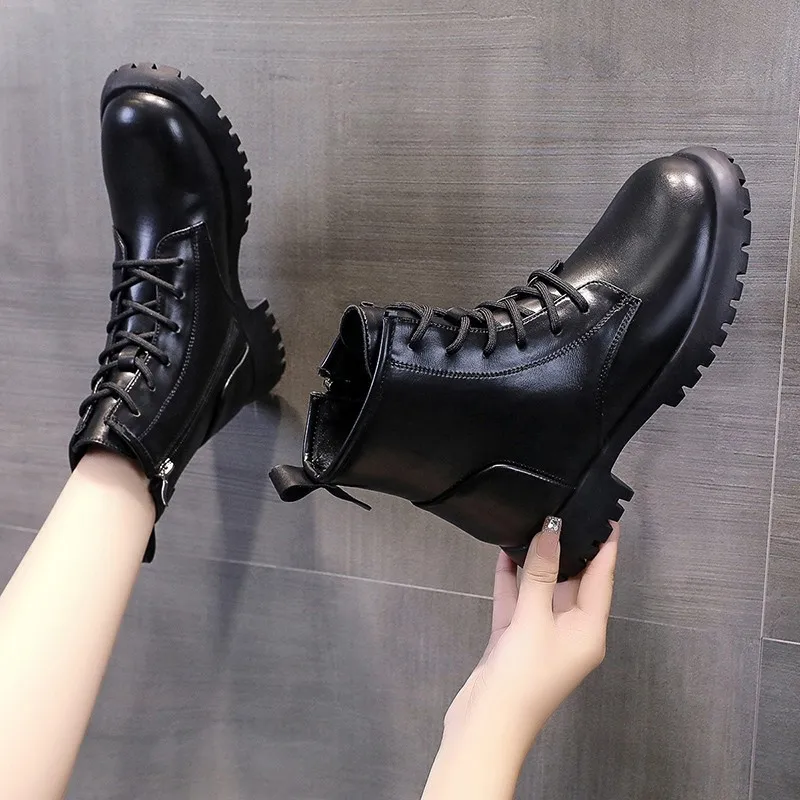 Ankle Boots Women's Flat Boots Fashion 