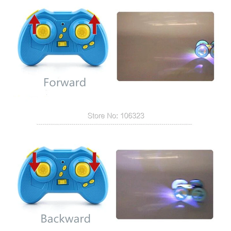 6 шт. Забавный турбо Спиннер R/C высокоскоростная ретация на месте боковая