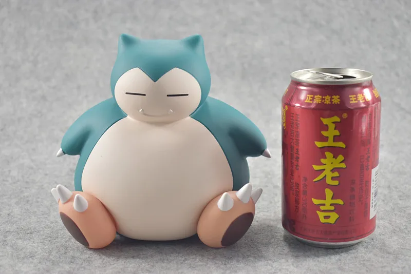 16 см аниме Snorlax фигурка модель игрушки Копилка фигурка игрушки подарок на день рождения для детей - Цвет: 14cm No Box