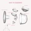 YOUHA Electric Breast Pump Wearable Hands Free Wearable Double Breast Cup BPA-free Rechargeable Comfort BreastfeedMilk Collector ► Photo 3/6