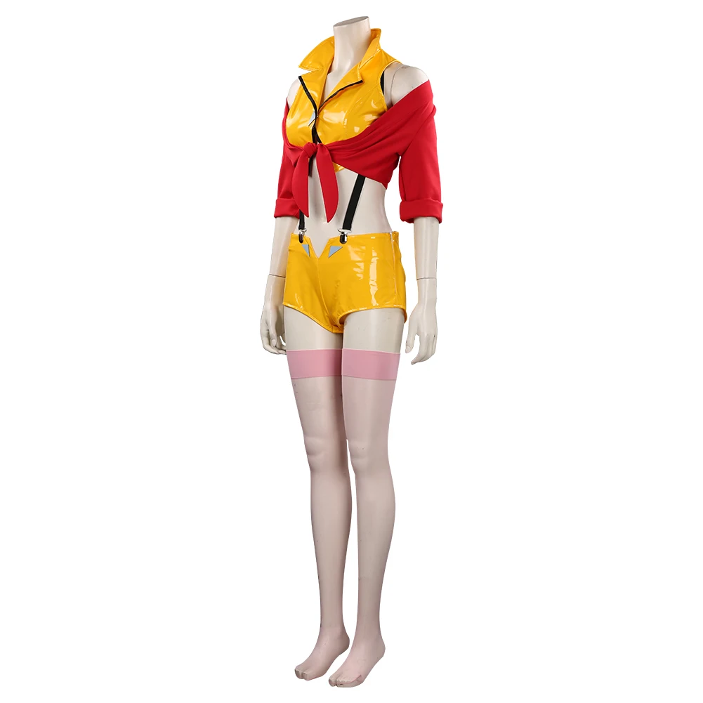 Anime Cowboy Bebop Faye Valentine Cosplay Costume Outfits Halloween Carnival Suit 3