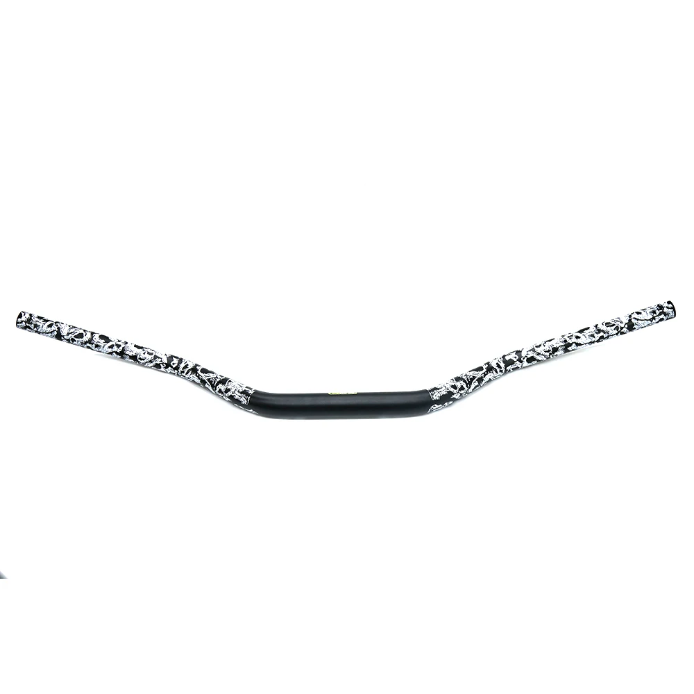 Black Protaper Metal Mulisha MX Универсальный руль большого диаметра 6061 алюминиевый сплав череп шаблон руль(1-1/" диаметр 28 мм - Color: Black