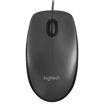 

Logitech M90 USB Wired Mouse Ergonomic Plug and Play Optical Gaming Office Mouse Mice For Laptop Desktop PC Computer Home Office