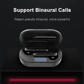

New TWS Mini Wireless Sports Bluetooth 5.0 Earphone Stereo With Mic Noise Reduction Earpiece For iphone and Huawei Samsung phone