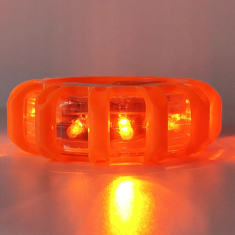 

LED Traffic Warning Light Rotating Burst Flashing Light Strong Magnetic Safety Road Flare Automotive Emergency Lights
