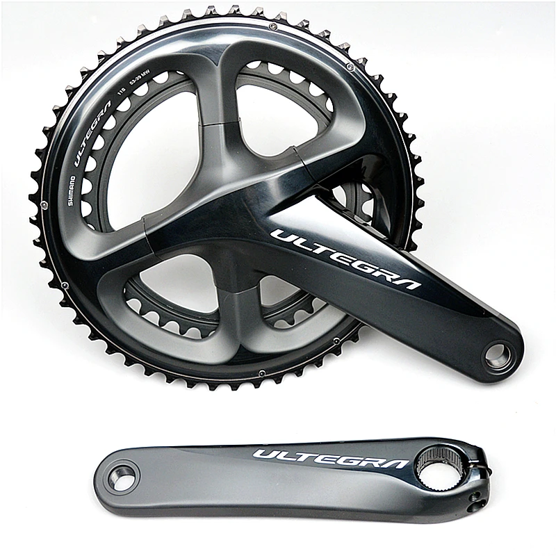 Shimano ULTEGRA FC R8000 53x39T 50x34T 170 мм 172 5 bicicleta de carretera plato hueco rueda cadena Tech II|Шатун и передняя