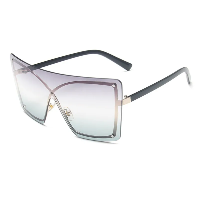 

Sunglasses Women Fashion One Piece Oversized Frame Sun Glasses Female Eyeglasses gafas de sol Goggles Ladies