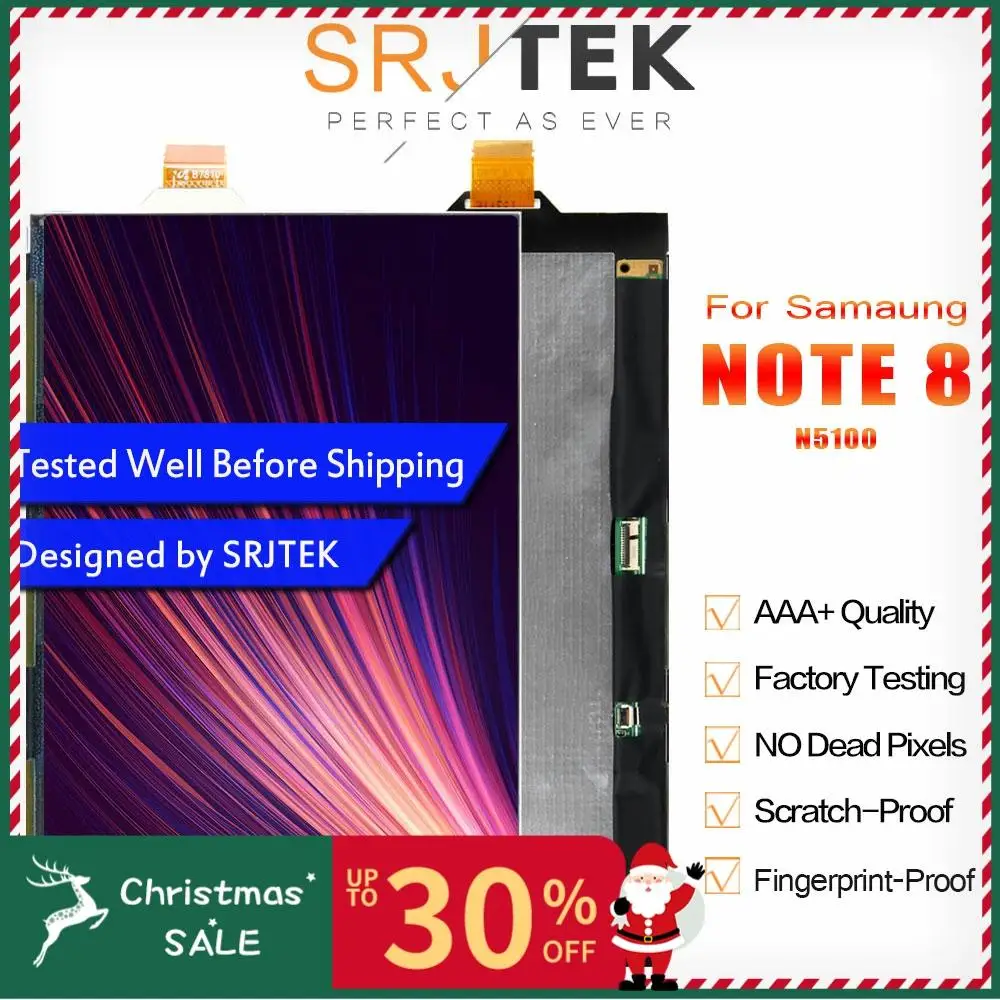 Srjtek " для samsung Galaxy Note 8 GT-N5100 N5100 ЖК-дисплей ЖК-матрица экран планшет запасные части высокое качество