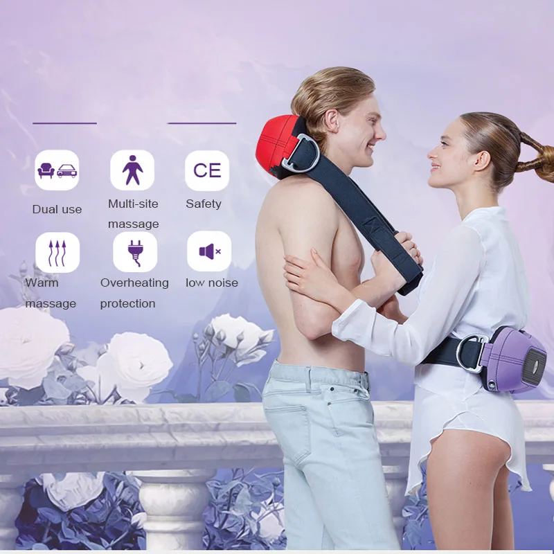 US $327.66 Back Massager Waist Massage Pad Electric Waterproof Charging Multifunction Cervical Care Massage Household Car Use