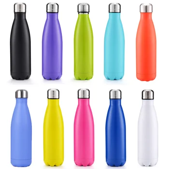 

Custom Logo Water Bottle Insulated Cold Cup Leak-proof Portable Sport Drink Bottle for Water Stainless Steel Thermos Flask Gift