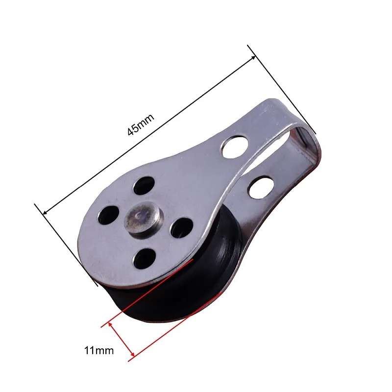 45mm blocos corda marinha ferragem para caiaque