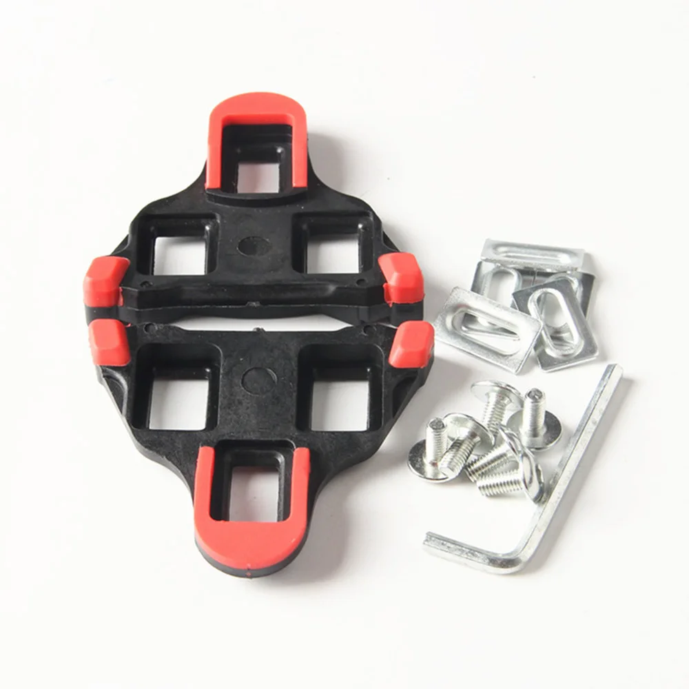 1pair Bicycle Self-locking Pedal Set Red Yellow Road Bike Pedal Cleats For Shimano SPD-SL SM-SH11 2pcs Bike Accessories BC0182 (12)