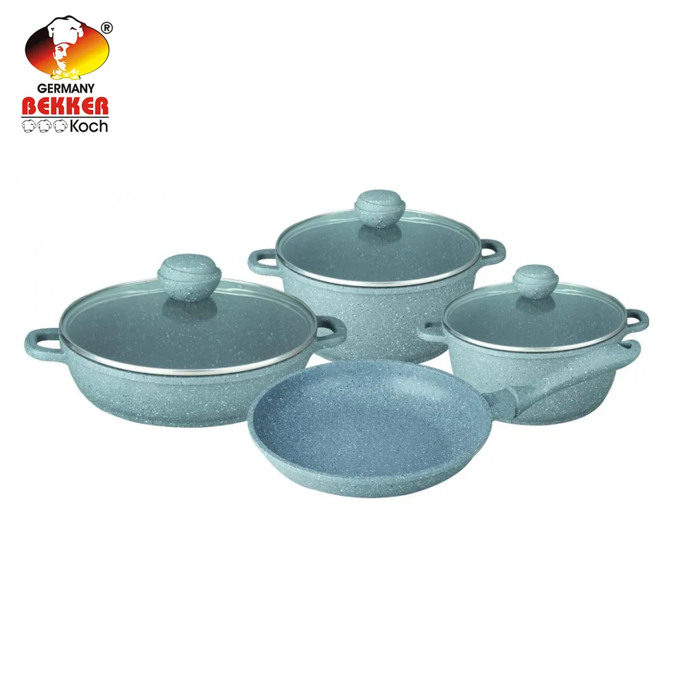 Набор посуды Bekker BK-4606 SILVER MARBLE Premium 7пр. | Дом и - Цена: 