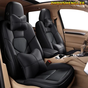 

ZHOUSHENGLEE Custom Leather car seat covers For Mercedes-Benz Viano GLK GLA GL CLA CLS CLK SLK GLE GLS GLC Vito seat cover