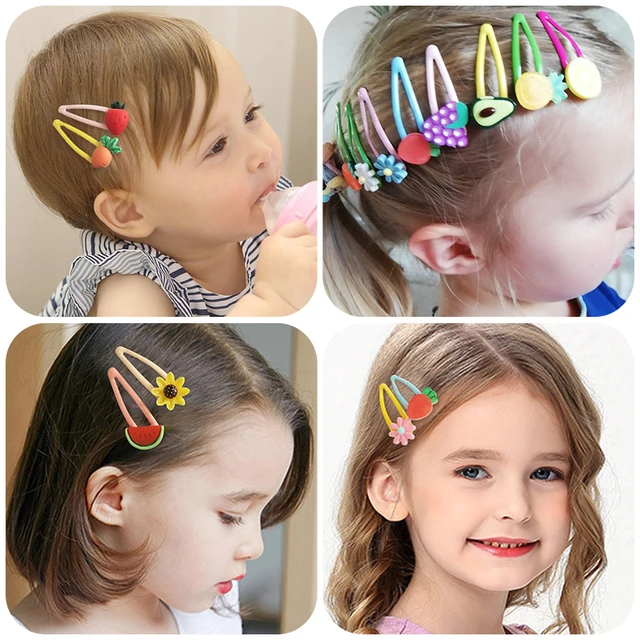 Horquillas para el pelo de 5 cm para niña, horquillas con dibujos de  animales, pasadores, accesorios