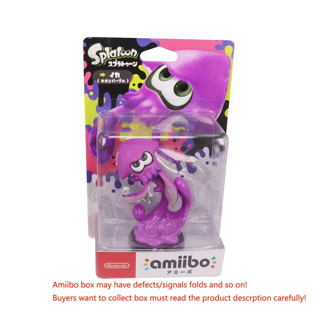 Amiibo Splatoon2 фигурки чернильный мальчик девочка кальмар жемчужина пристани для NS - Цвет: Inkling Squid Neon